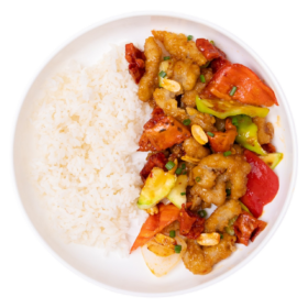 WASABI - Куриные бедра в панировке с овощами